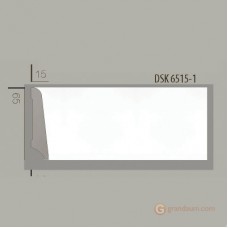 Напольный плинтус с гладким профилем Decolux DSK6515