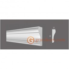 Молдинг с гладким профилем Decor dizayn 151 A