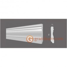 Напольный плинтус с гладким профилем Decor dizayn 153 A