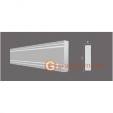 Молдинг с гладким профилем Decor dizayn 156 A