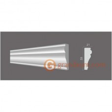 Молдинг с гладким профилем Decor dizayn 161 A