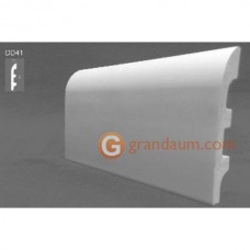 Напольный плинтус с гладким профилем Decor dizayn DD41
