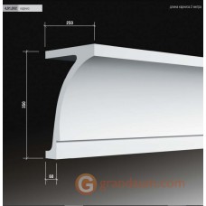 Карниз для фасада гладкий Европласт 4.91.002