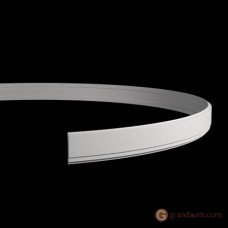 Напольный плинтус с гладким профилем Европласт 1.51.343 (М-343)