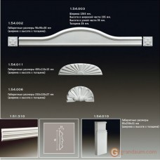 Декоративное обрамление, для дверных проемов Европласт 1.54.002 ОДП квадрат Д-02
