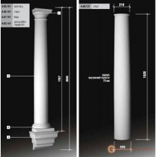 Европласт 4.46.101 СТВОЛ ДЛЯ ФАСАДА