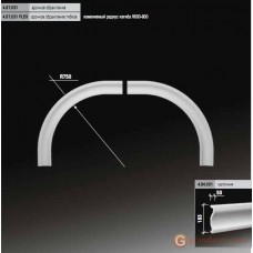Европласт 4.87.031 АРОЧНОЕ ОБРАМЛЕНИЕ ДЛЯ ФАСАДА