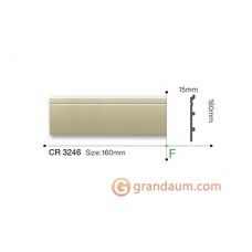 Напольный плинтус с гладким профилем Gaudi decor CR 3246 (2,00м)