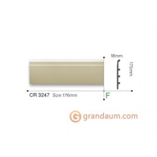 Напольный плинтус с гладким профилем Gaudi decor CR 3247 (2,00м)