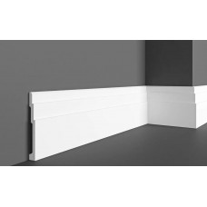 Напольный плинтус с гладким профилем Gaudi decor CR 3249