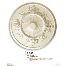 Потолочная розетка Gaudi Decor R338