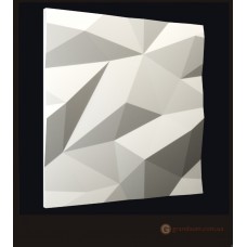 3D панели из гипса Кристаллы