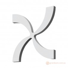 3D панель из гипса "БУМЕРАНГ" 400х400 мм