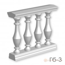 Балюстрада из гипса Гб-3 h640 мм