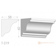 Карниз, молдинг из гипса т-219
