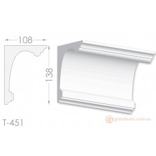 Карниз, молдинг из гипса т-451