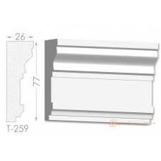 Карниз, молдинг из гипса т-259