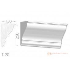 Карниз, молдинг из гипса т-20