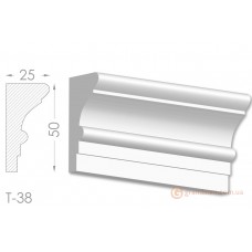 Карниз, молдинг из гипса т-38