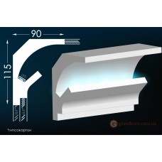 Карниз гипсовый для скрытого освещения ТС-1