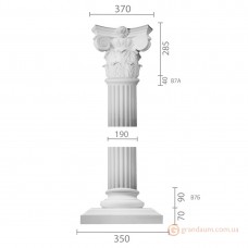 Колонна из гипса ка-7 (1/2)