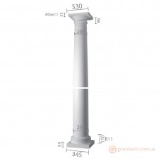 Колонна из гипса ка-11 (энтазис)