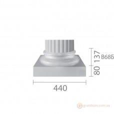 База для гипсовой колонны б-68 (1/2)
