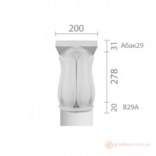 Капитель из гипса кп-29 (1/2)