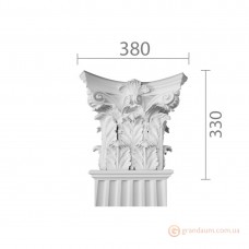 Капитель из гипса кп-67 (квадрат)