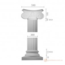 Колонна из гипса ка-92 (1/2)