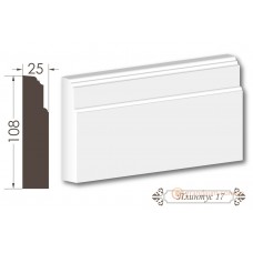 Напольный плинтус из гипса 17