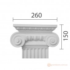 Капитель пилястры из гипса кп-30