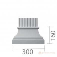База пилястры из гипса б-25