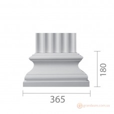 База пилястры из гипса б-17