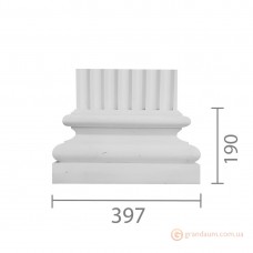 База пилястры из гипса б-23
