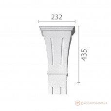 Капитель пилястры из гипса кп-59