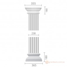 Пилястра из гипса ка-22