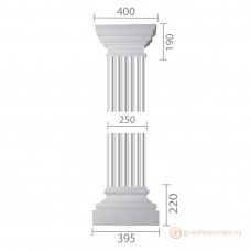 Пилястра из гипса ка-20