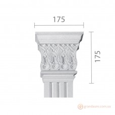 Капитель пилястры из гипса кп-80
