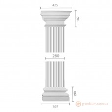 Пилястра из гипса ка-87