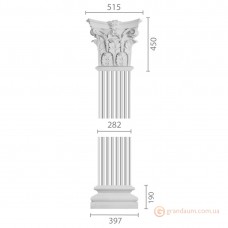 Пилястра из гипса ка-23