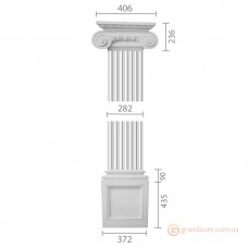 Пилястра из гипса ка-36