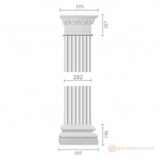 Пилястра из гипса ка-90