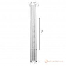 Пилястра из гипса ка-107б