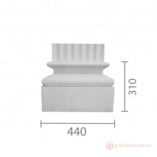 База пилястры из гипса б-44