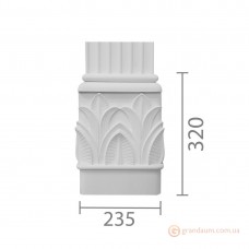 База пилястры из гипса б-104