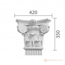 Капитель пилястры из гипса кп-21