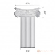 Пилястра из гипса ка-78