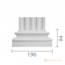 База пилястры из гипса б-119