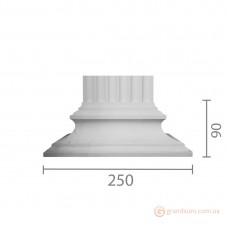 База пилястры из гипса б-4